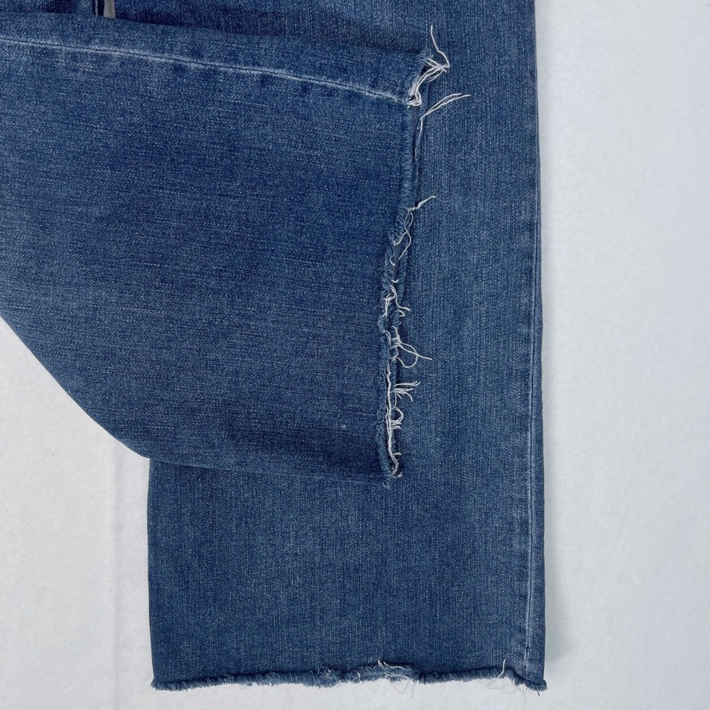 KUT from the Kloth Meg Fab Ab Wide Leg Jeans 2 High Rise 90s Retro Boho Raw Y2K - Picture 4 of 6